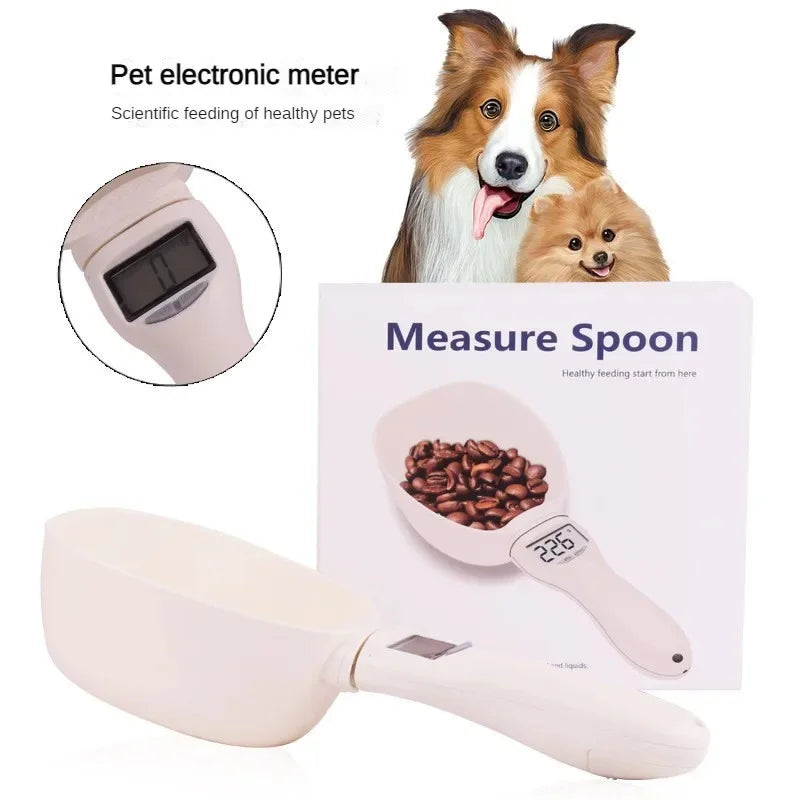 🐾 Digital Pet Food Measuring Scoop – Electronic Spoon Scale