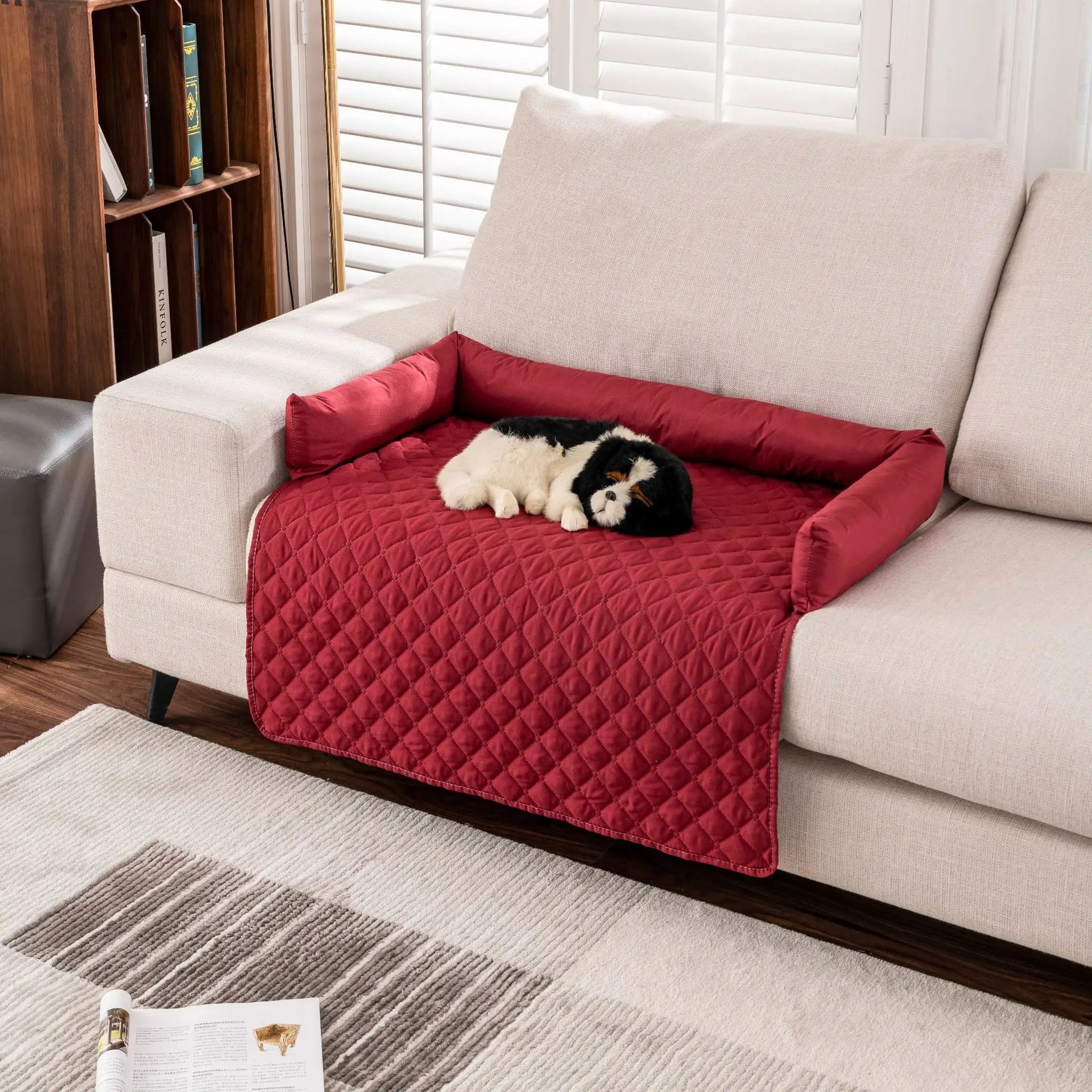 🐾 Luxury Calming Pet Sofa Bed – Waterproof Folding Mattress for Cats & Dogs