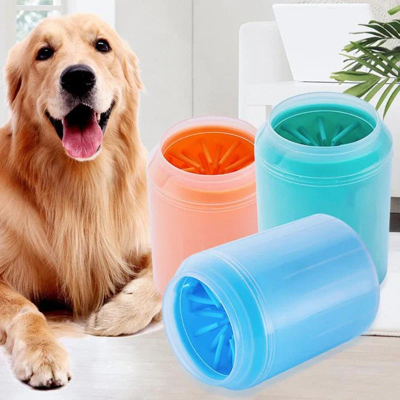 🐾 Portable Pet Paw Cleaner – Soft Silicone Paw Washer