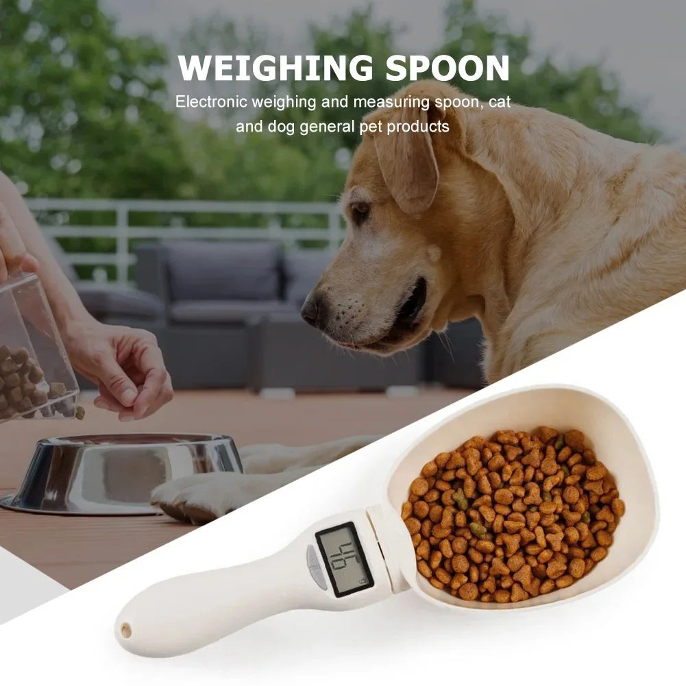🐾 Digital Pet Food Measuring Scoop – Electronic Spoon Scale