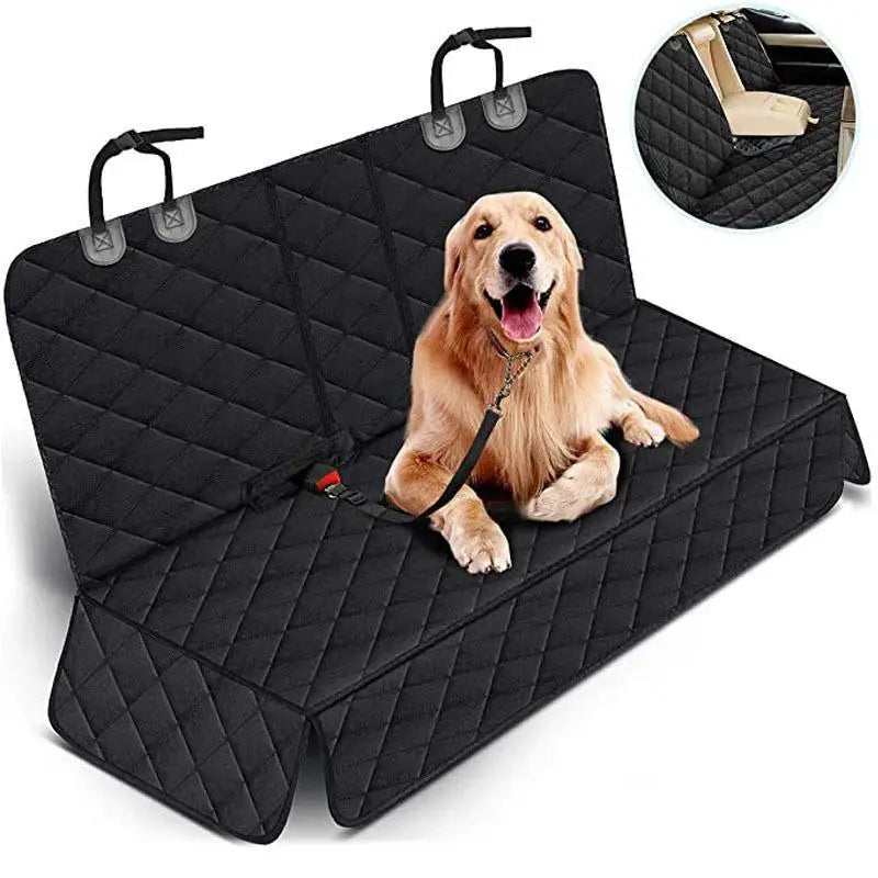 🐶 Universal Dog Car Seat Cover – Waterproof Pet Rear Seat Protector