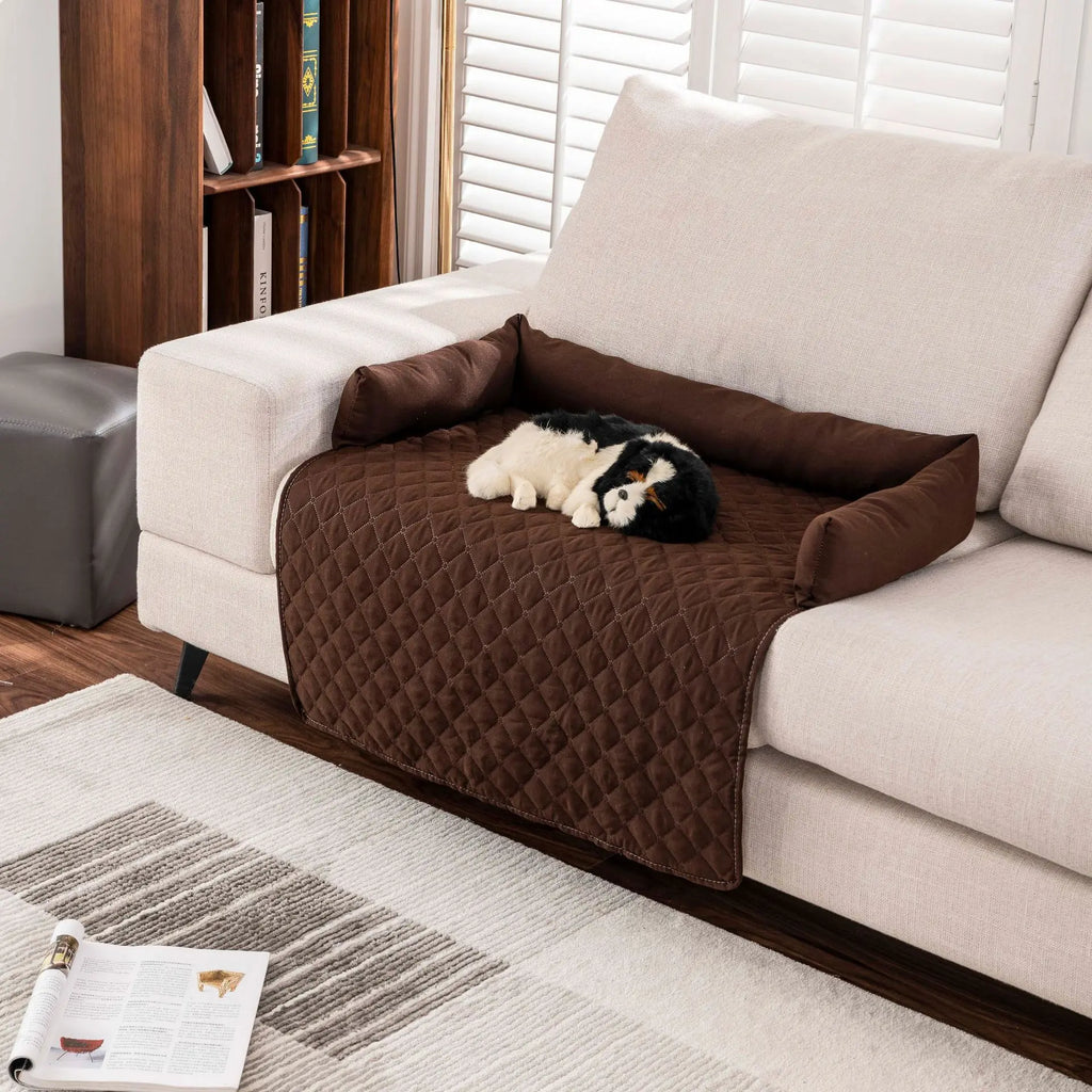 🐾 Luxury Calming Pet Sofa Bed – Waterproof Folding Mattress for Cats & Dogs