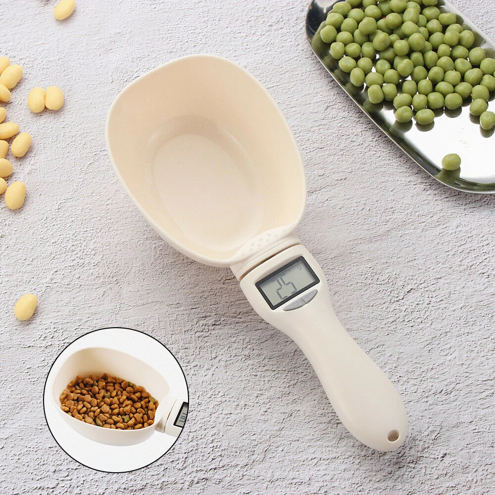 🐾 Digital Pet Food Measuring Scoop – Electronic Spoon Scale