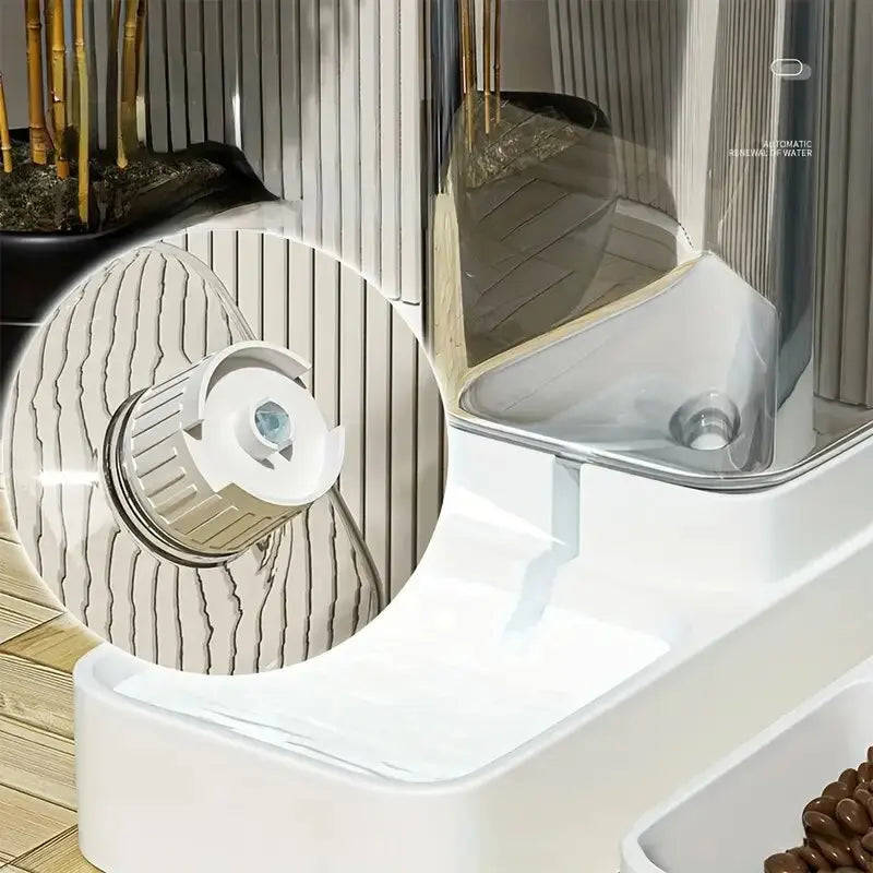 🐶 Automatic Gravity Pet Feeder & Water Dispenser Set