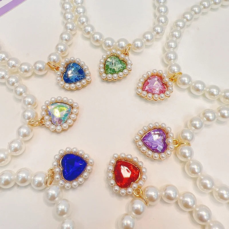 👑 Princess Pearl Pet Collar – Elegant Jewelry for Cats & Dogs